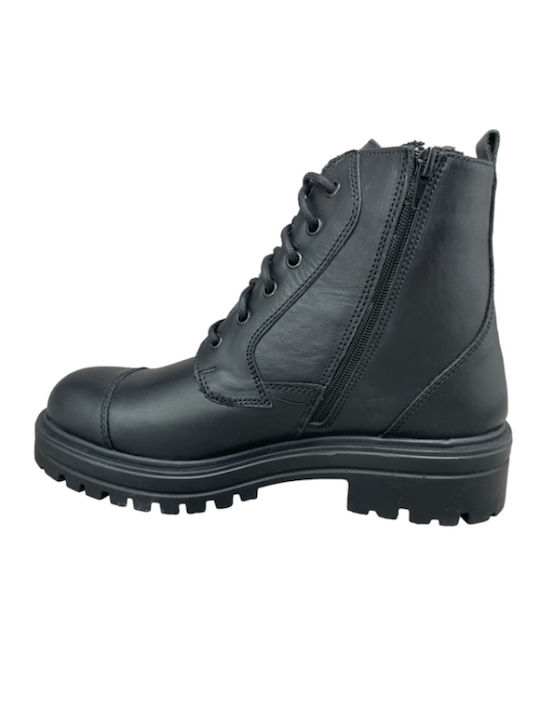 Smart Steps Men's Leather Boots Black