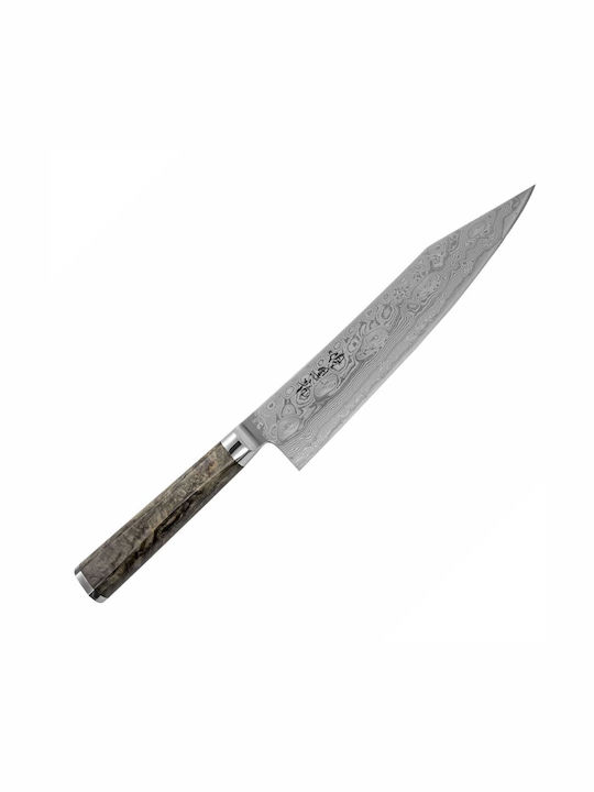 Ryusen Oukoku Ryu Μαχαίρι Chef από Δαμασκηνό Ατσάλι 21cm