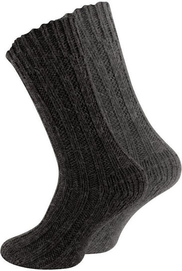 Norweger Long Isothermal Hunting Socks Woolen in Gray color