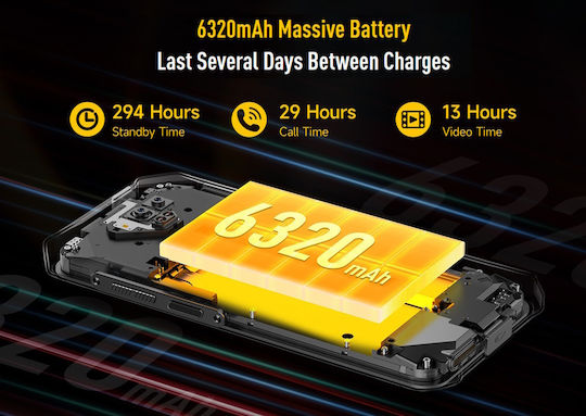 Ulefone Armor X13 Dual SIM (6GB/64GB) Resistant Smartphone Black