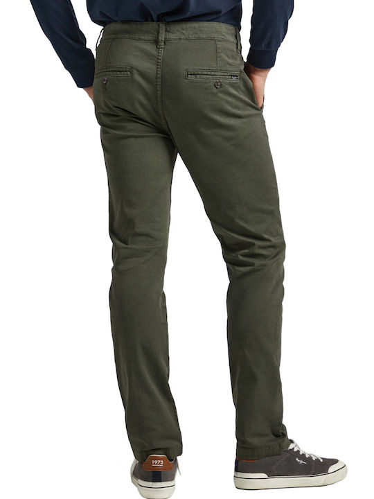 Pepe Jeans Sloane Pantaloni de Bărbați din Jean Verde