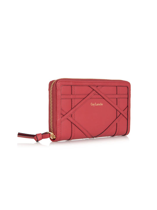 Guy Laroche Large Leather Women's Wallet Red