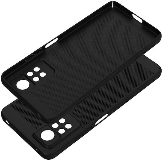 Forcell Back Cover Πλαστικό Μαύρο (Redmi Note 12 Pro 4G)