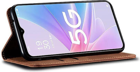 Oppo Denim Texture Book Μπλε (Oppo A98)
