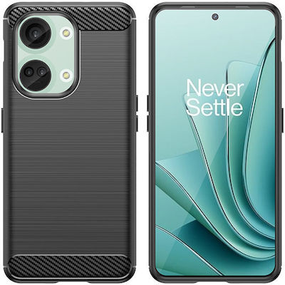 Hurtel Silicone Back Cover Black (OnePlus Nord 3)