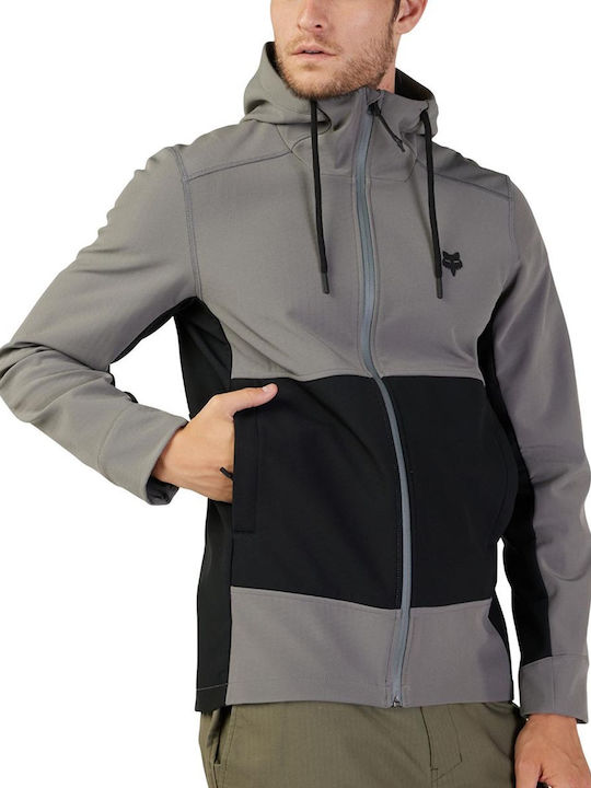 Pit Winter Jacket Softshell Waterproof and Windproof Gray