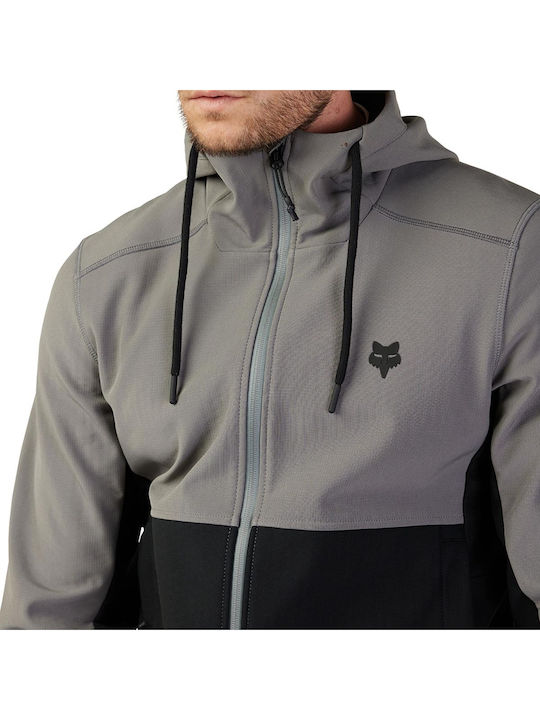 Pit Winter Jacket Softshell Waterproof and Windproof Gray