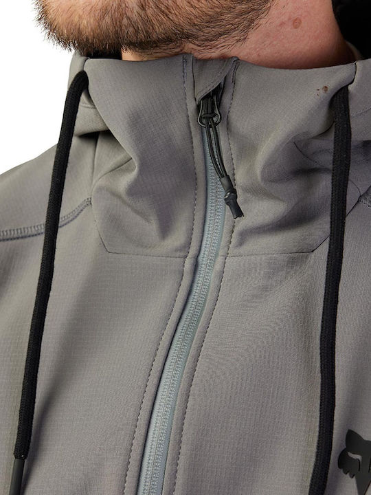 Pit Winter Jacket Softshell Waterproof and Windproof Gray