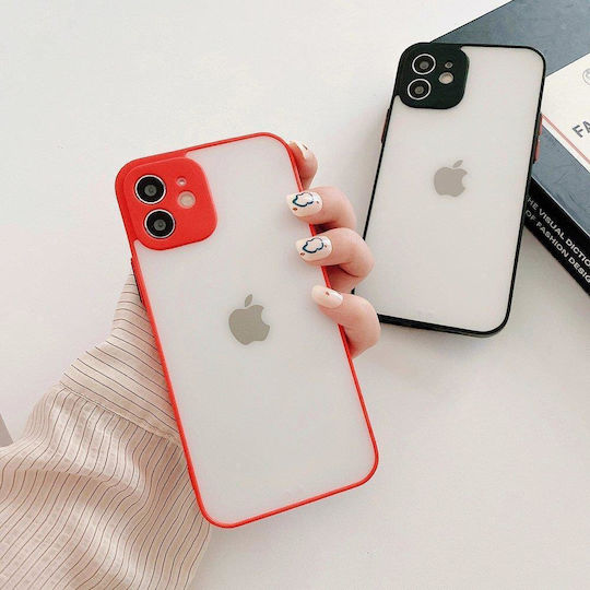 Hurtel Milky Flexible Back Cover Σιλικόνης Κόκκινο (Galaxy S21 Ultra 5G)