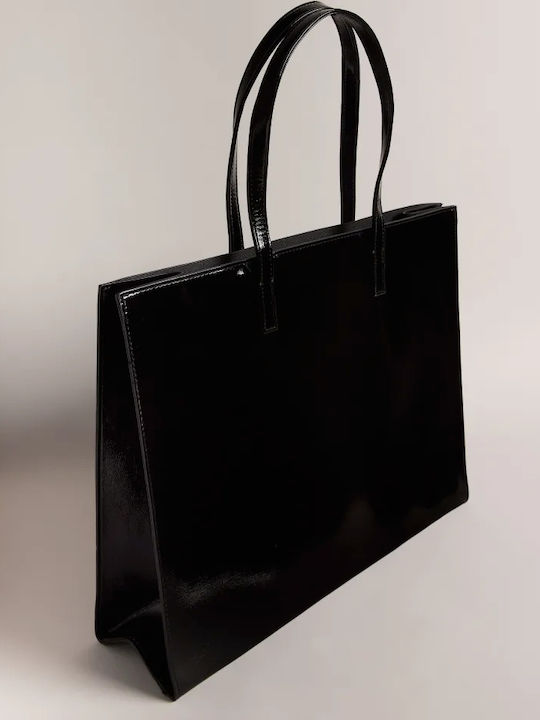 Extra Large Icon Γυναικεία Τσάντα Tote Μαύρη