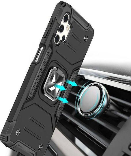 Wozinsky Ring Armor Back Cover Plastic Gold (Galaxy A23)