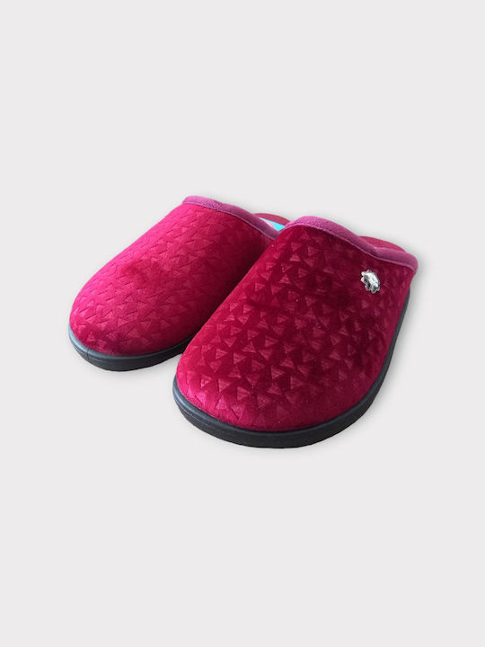 FAME Women's Slippers Burgundy