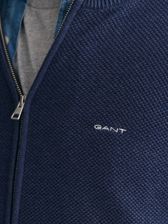 Men's Knitted Cardigan Blue