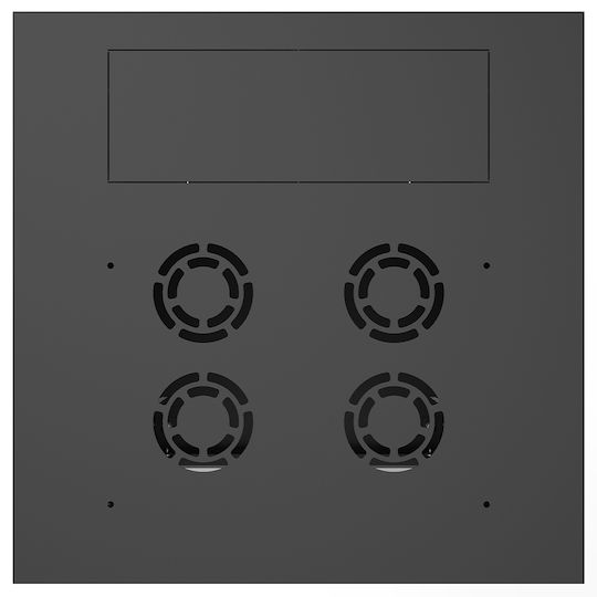 Canovate Επιδαπέδια Καμπίνα Rack 16U 60x60cm Μαύρο CSN-U-9-1666A