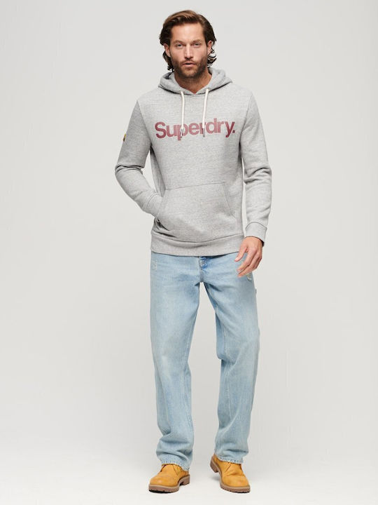 Sweatshirt with Hood Gray