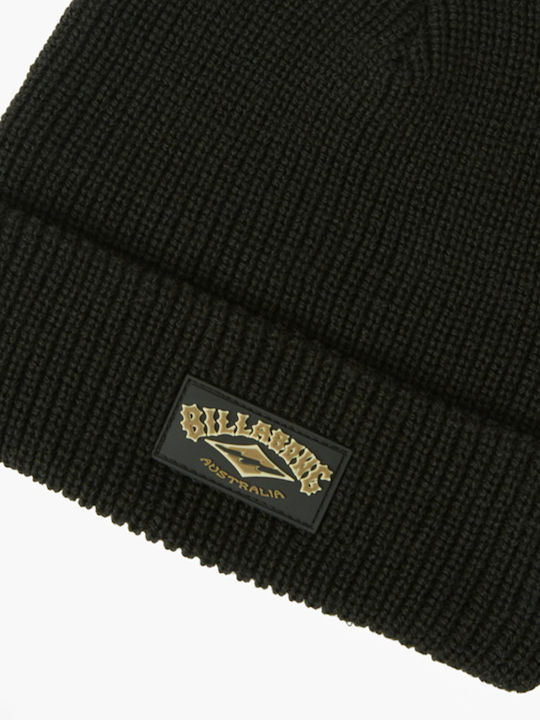 Adiv Rockies Beanie Unisex Σκούφος Πλεκτός σε Μαύρο χρώμα