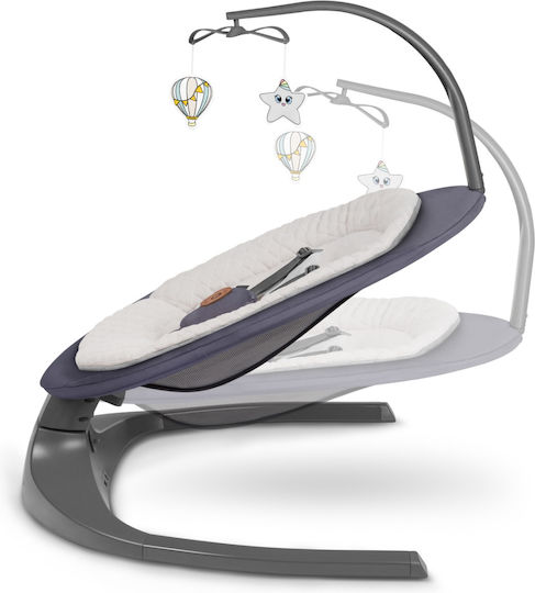 Lionelo Electric Relax pentru Bebeluși Ralf cu Muzică Gri pentru Copil până la 9kg