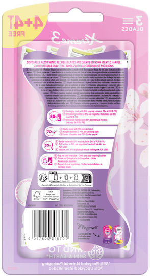 Wilkinson Sword Comfort Ξυραφάκι Σώματος με Ανταλλακτική Κεφαλή 3 Λεπίδων