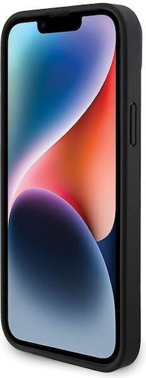 BMW 6.1" Back Cover Leather Black (iPhone 15)