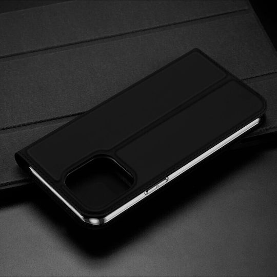Dux Ducis Skin Pro Buchen Sie Synthetisches Leder Schwarz (iPhone 15 Pro Max)