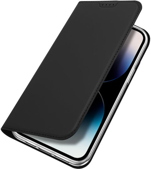 Dux Ducis Skin Pro Buchen Sie Synthetisches Leder Schwarz (iPhone 15 Pro Max)