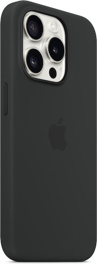 Apple Back Cover Silicone Black (iPhone 15 Pro)