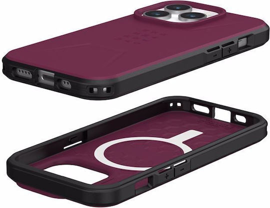UAG Civilian Back Cover Silicone / Plastic Burgundy (iPhone 15 Pro)