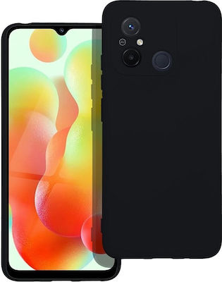 Forcell Back Cover Σιλικόνης Μαύρο (Redmi 12C)