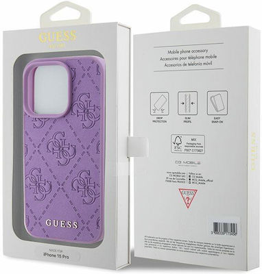 Guess Back Cover Purple (iPhone 15 Pro Max)