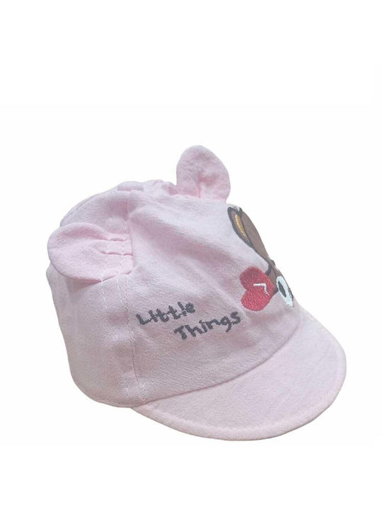 GaFashion Παιδικό Καπέλο Υφασμάτινο Ροζ