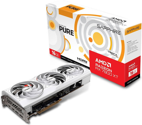 Sapphire Radeon RX 7800 XT 16GB GDDR6 Pure Видеокарта