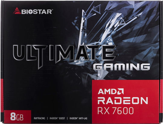 Biostar Radeon RX 7600 8GB GDDR6 Ultimate Gaming Κάρτα Γραφικών