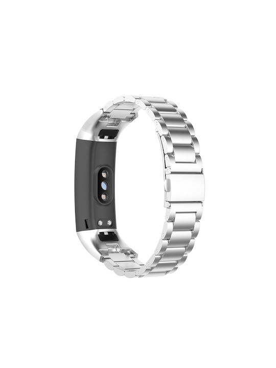 Λουράκι Μεταλλικό Ασημί (Honor Band 4/5)