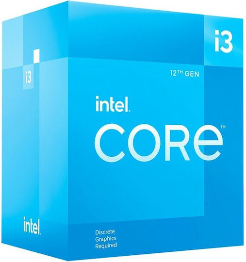Intel Kern i3-12100F 3.3GHz Prozessor 4 Kerne für Socket 1700 mit Kühler in Box