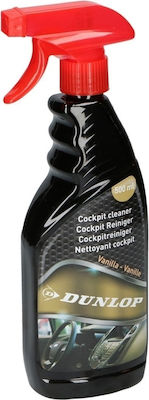 Dunlop Cockpit Cleaner Reinigungsspray für das Armaturenbrett des Autos mit Duft Vanille 500ml