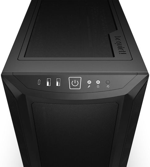 Be Quiet Shadow Base 800 Gaming Full Tower Κουτί Υπολογιστή με Πλαϊνό Παράθυρο Μαύρο