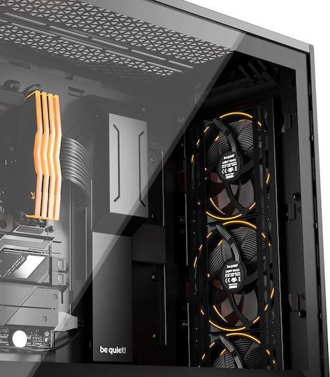 Be Quiet Shadow Base 800 FX Gaming Midi Tower Κουτί Υπολογιστή με Πλαϊνό Παράθυρο και RGB Φωτισμό Μαύρο