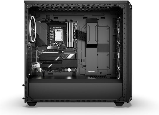 Be Quiet Shadow Base 800 FX Gaming Midi Tower Κουτί Υπολογιστή με Πλαϊνό Παράθυρο και RGB Φωτισμό Μαύρο