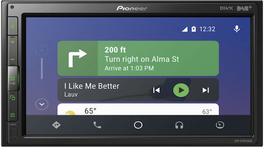 Pioneer Ηχοσύστημα Αυτοκινήτου 2DIN (Bluetooth/USB/AUX) με Οθόνη Αφής 6.8"