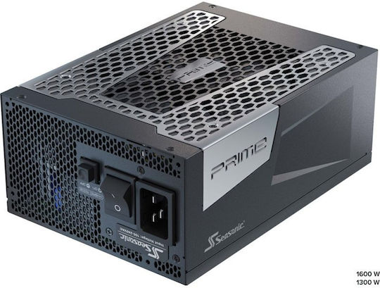 Seasonic Prime TX ATX 3.0 1300W Μαύρο Τροφοδοτικό Υπολογιστή Full Modular 80 Plus Titanium