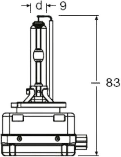 Osram Лампи Автомобила Xenarc Classic D3S Ксенон 4150К Неутрално бяло 42V 35W 1бр
