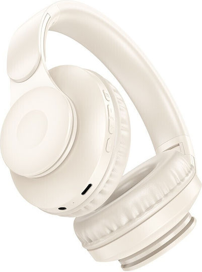 Hoco W45 Enjoy Wireless / Wired Over Ear Headphones with 2 hours of Operation White