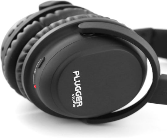 Plugger NRH30 Безжични / Жични Over Ear Слушалки с 10 часа Работа Черни