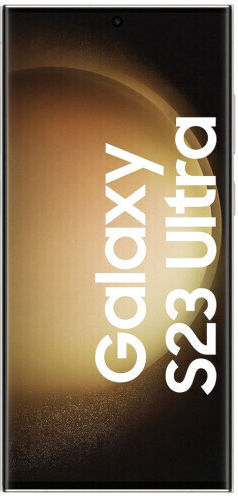 Samsung Екран със Сензорен Механизъм и Рамка за Samsung S23 Ultra (Cream)