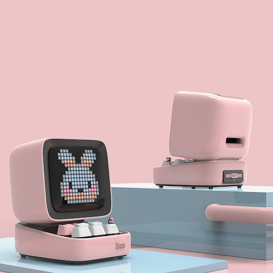 Divoom Ditoo Pro Bluetooth Speaker 15W with Radio and Battery Life up to 8 hours Pink