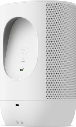 Sonos Move 2 Ηχείο Bluetooth με Διάρκεια Μπαταρίας έως 24 ώρες Λευκό