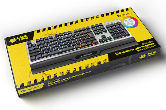 Tracer Gamezone Ores RGB Гейминг Клавиатура с RGB подсветка (Английски US) Черен
