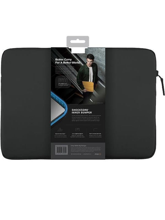 Uniq Αδιάβροχη Θήκη για Laptop 14" σε Μαύρο χρώμα UNIQ-VIENNA(14)-MNBLACK