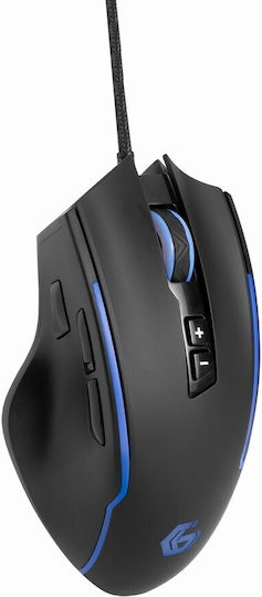 Gembird MUSG-RAGNAR-RX300 RGB Gaming Ποντίκι 12000 DPI Μαύρο