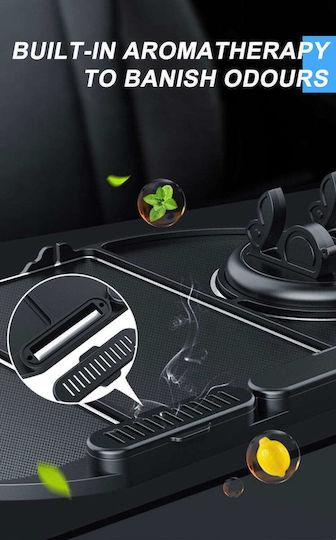 Moxom Car Mobile Mount 4.5" - 7" with Anti-Slip Surface Black